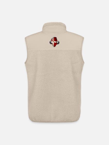 Denmark under the shirt - Unisex Sherpa Gilet by Stanley/Stella - beige