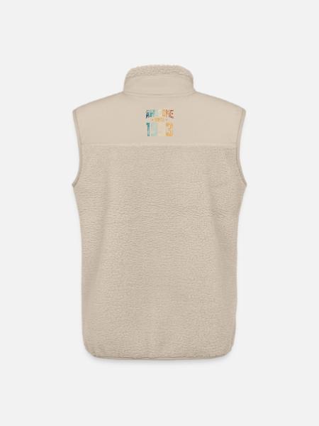 1993 Naissance Année de naissance - Veste sans manches sherpa unisexe Stanley/Stella - beige