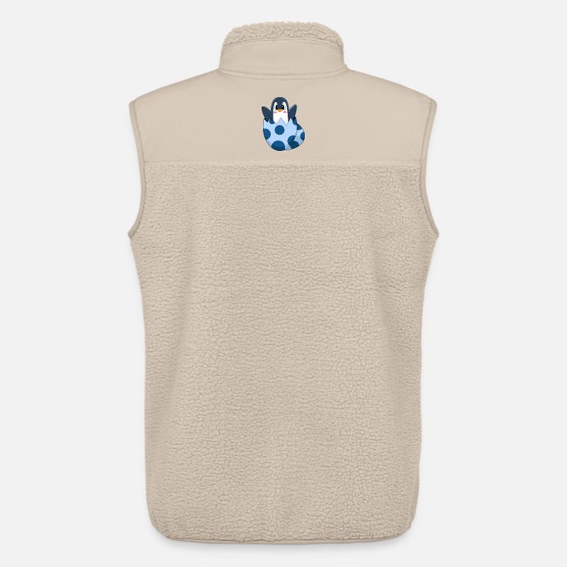 Pinguin Ei - Unisex Sherpaweste von Stanley/Stella - Beige