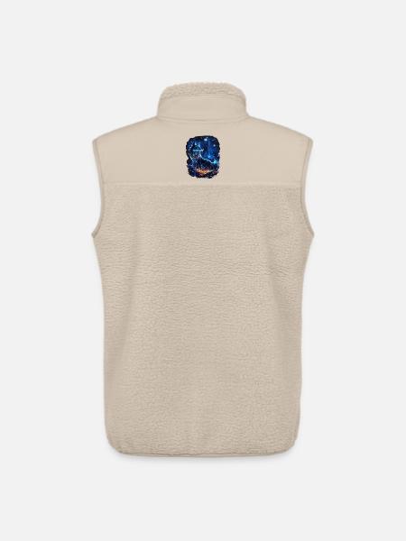 Spiritueller Fuchs Magische Wald Landschaft - Unisex Sherpaweste von Stanley/Stella - Beige