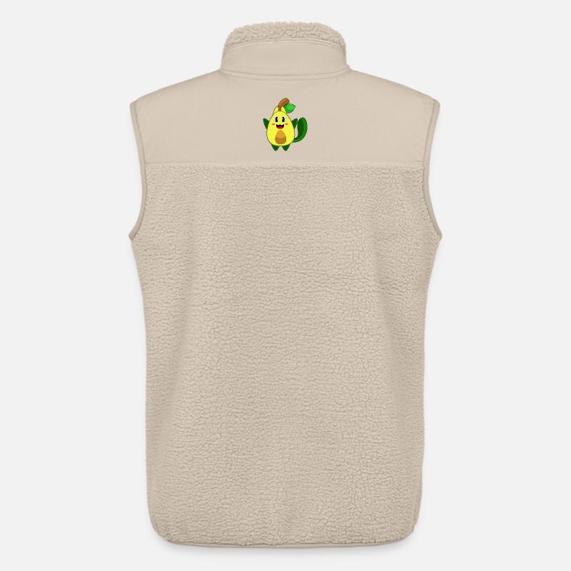 Katze Avocado - Unisex Sherpaweste von Stanley/Stella - Beige
