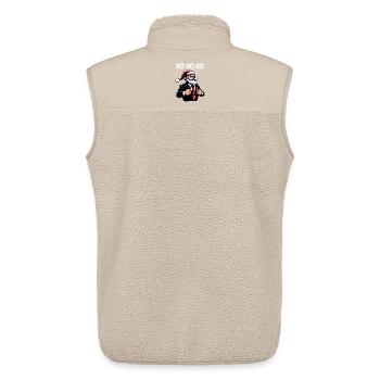 Chef Imp Ho Ho Ho Ho - Unisex Sherpa Gilet by Stanley/Stella - beige - Back - AI Model Male 178 light (178cm)