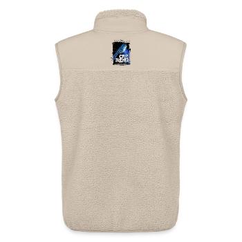 Club Lights - Rostock - Unisex Sherpaweste von Stanley/Stella - Beige - Hinten - AI Model Male 178 light (178cm)