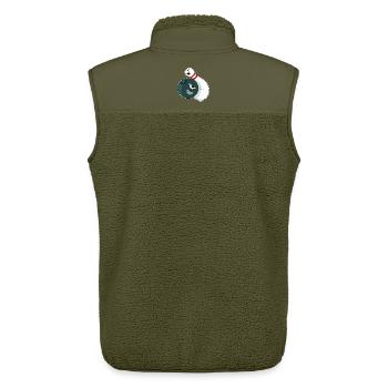 Bowling Bowlingkugel Pin - Unisex Sherpaweste von Stanley/Stella - Khaki - Hinten - AI Model Male 178 light (178cm)