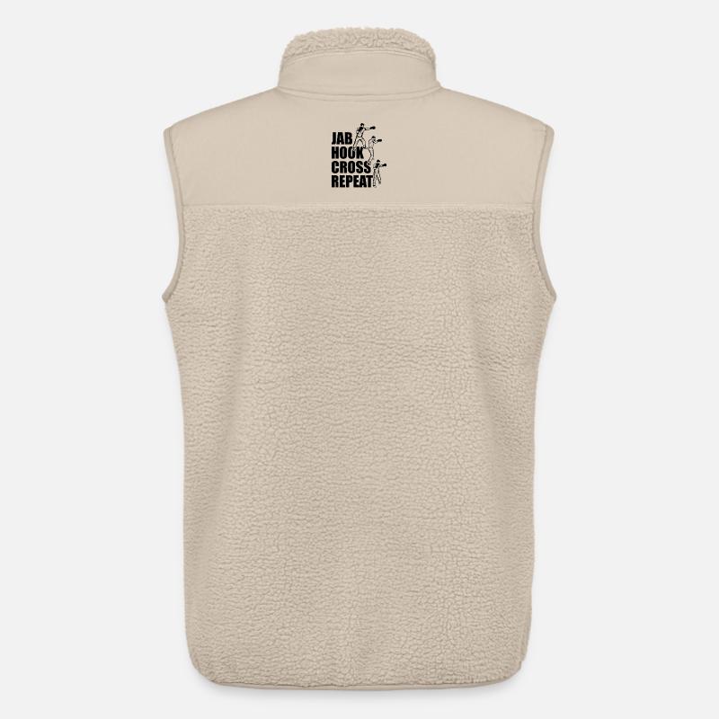 Techniques de boxe - Veste sans manches sherpa unisexe Stanley/Stella - beige