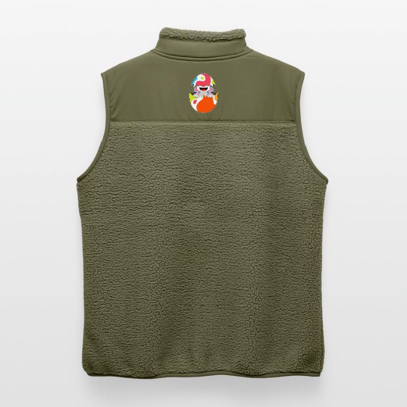 Bunny Easter Easter Egg Unisex Sherpa Gilet by Stanley/Stella