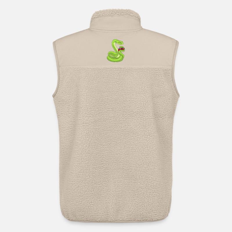 Schlange Gamer Controller - Unisex Sherpaweste von Stanley/Stella - Beige