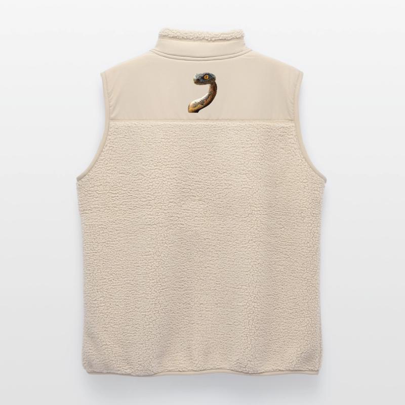 Serpent Python Cobra Mamba Serpent à sonnettes Serpent Veste sans manches sherpa unisexe Stanley/Stella