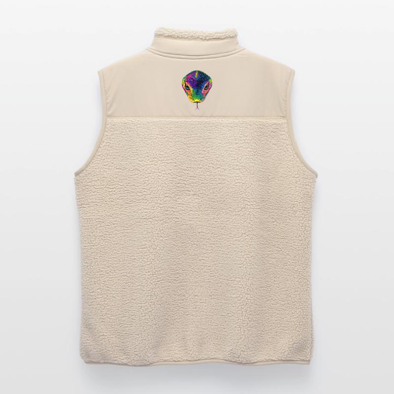 Serpent Python Cobra Mamba Serpent à sonnettes Serpent Veste sans manches sherpa unisexe Stanley/Stella