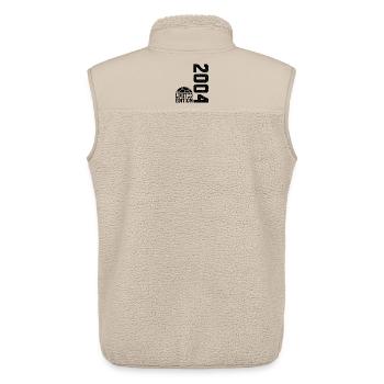 Handball in limitierter Auflage zum 20-jährigen - Unisex Sherpaweste von Stanley/Stella - Beige - Hinten - AI Model Male 178 light (178cm)