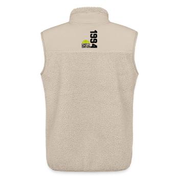30th Anniversary 1994 Limited Edition Tennis - Unisex Sherpa Gilet by Stanley/Stella - beige - Back - AI Model Male 178 light (178cm)