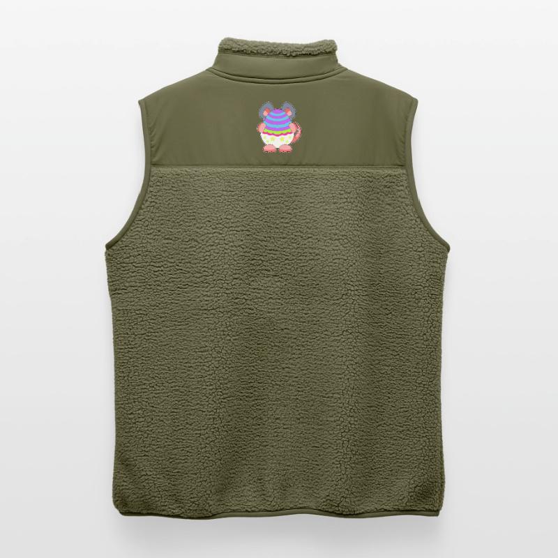 Mouse Easter Easter Egg Unisex Sherpa Gilet by Stanley/Stella
