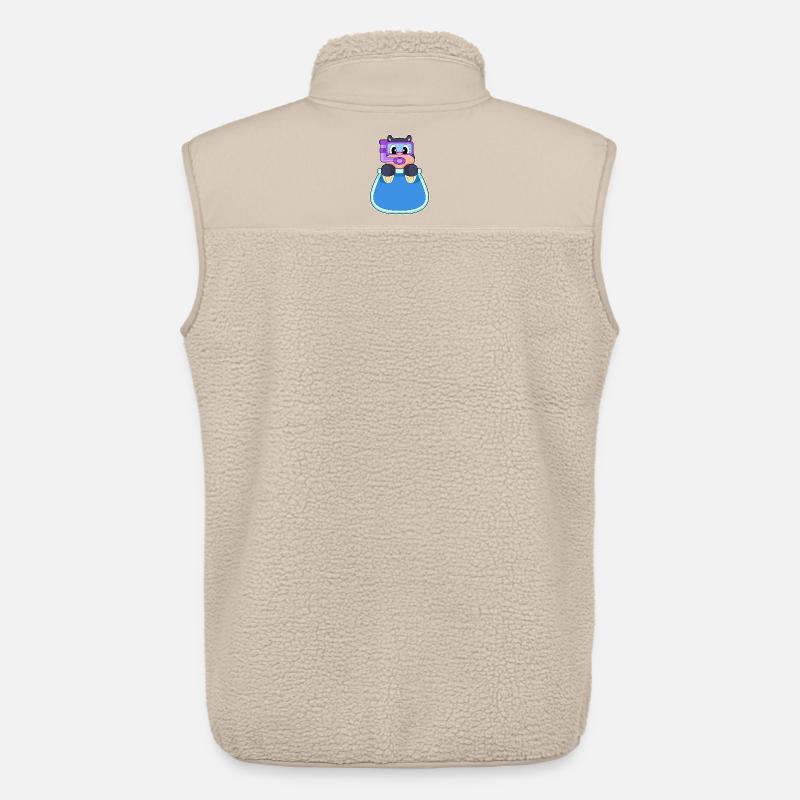 Mole Aquarium - Unisex Sherpa Gilet by Stanley/Stella - beige