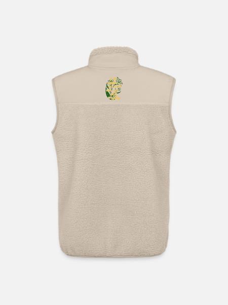 Blumen - Frühling - Be the sunshine - Spruch - Unisex Sherpa Gilet by Stanley/Stella - beige