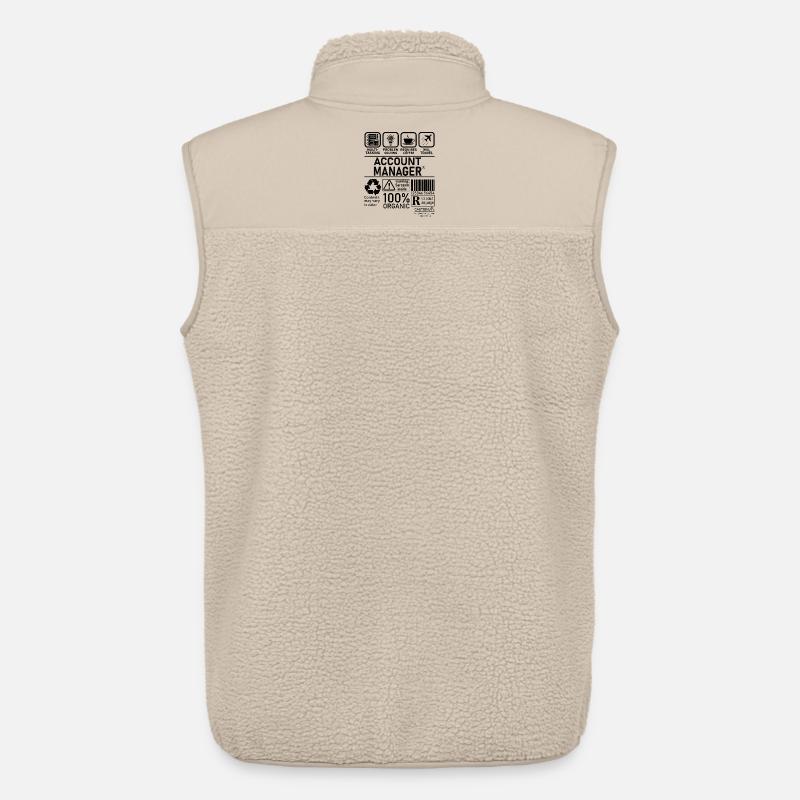 Account Manager Multi Tasking Problem Solving - Unisex Sherpa Gilet by Stanley/Stella - beige