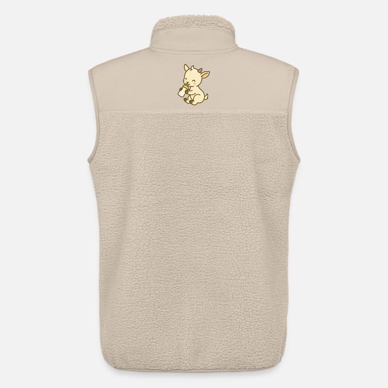 Milchzeit mit Zicklein - Unisex Sherpaweste von Stanley/Stella - Beige