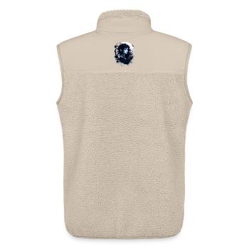Moonlight Shadow Spell Anime - Unisex Sherpa Gilet by Stanley/Stella - beige - Back - AI Model Male 178 light (178cm)