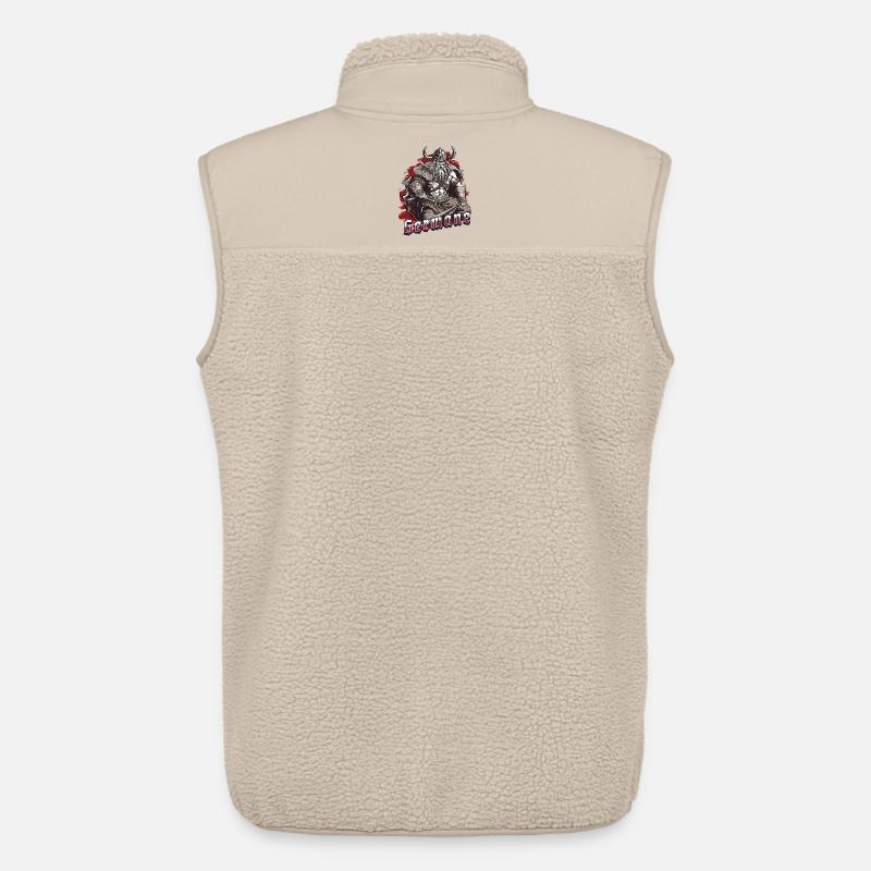 Nordischer Krieger mit Axt Germane - Unisex Sherpaweste von Stanley/Stella - Beige