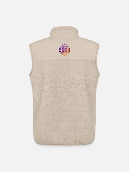 ÉDITION LIMITÉE 2000 25E ANNIVERSAIRE - Veste sans manches sherpa unisexe Stanley/Stella - beige