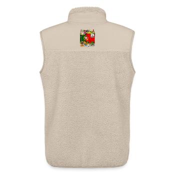Portugal Pride - Unisex Sherpa Gilet by Stanley/Stella - beige - Back - AI Model Male 178 light (178cm)
