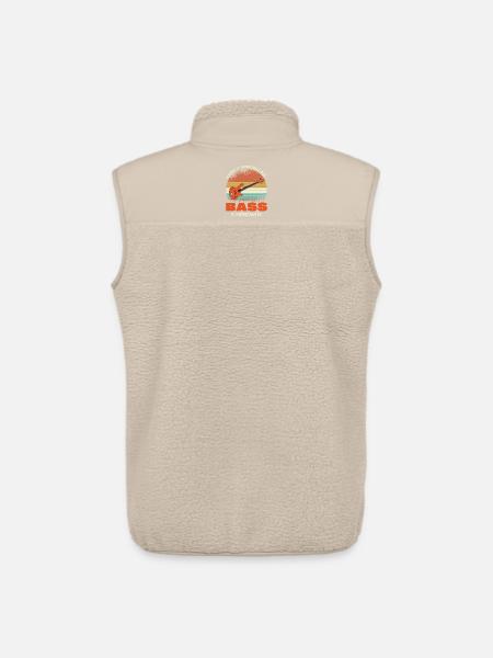 Bass ist wichtiger als Schule - Unisex Sherpaweste von Stanley/Stella - Beige