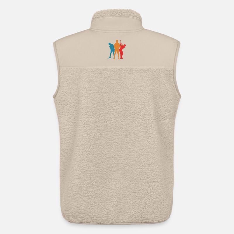 Golf Golfer Golfspieler Kinder Herren - Unisex Sherpaweste von Stanley/Stella - Beige