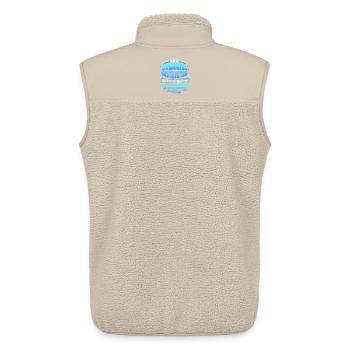 Schwimmlehrer - Unisex Sherpaweste von Stanley/Stella - Beige - Hinten - AI Model Male 178 light (178cm)