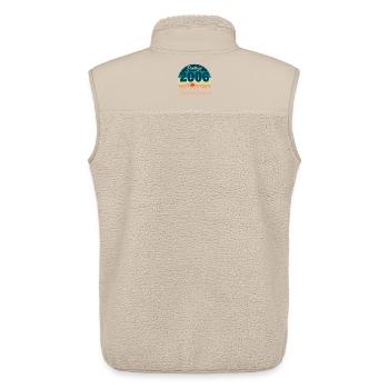 20th Anniversary 20 Years 2006 Retro Vintage Gift - Unisex Sherpa Gilet by Stanley/Stella - beige - Back - AI Model Male 178 light (178cm)