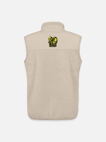 NGO Neon Pop Retro Portraits - Unisex Sherpa Gilet by Stanley/Stella - beige