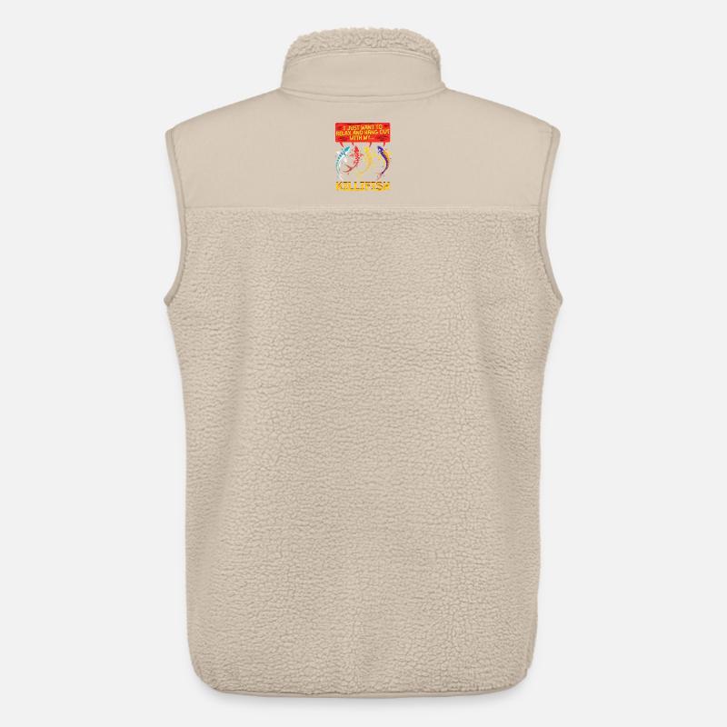 Zahnkarpfen Killfisch Zahnkärpflinge - Unisex Sherpaweste von Stanley/Stella - Beige