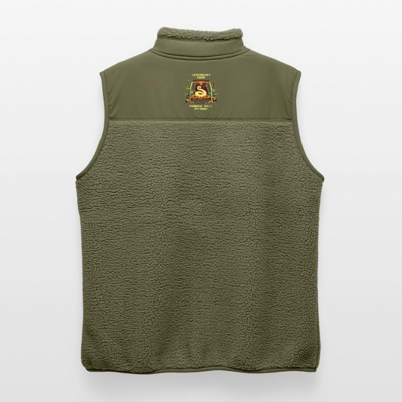 Legendary find: Banana ball python | Python Unisex Sherpa Gilet by Stanley/Stella