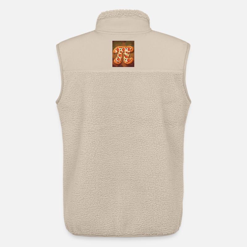 Pi Shape Pizza - Unisex Sherpaweste von Stanley/Stella - Beige