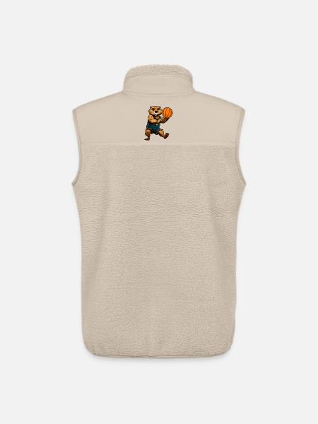 Basketball player Biber - Unisex Sherpa Gilet by Stanley/Stella - beige
