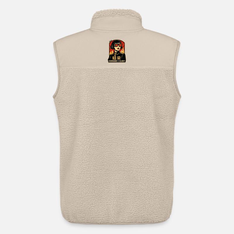 Command Is Glory Retro-Poster - Unisex Sherpaweste von Stanley/Stella - Beige