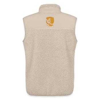 Chemise de VTT pour les cyclistes de descente - Veste sans manches sherpa unisexe Stanley/Stella - beige - Dos - AI Model Male 178 light (178cm)