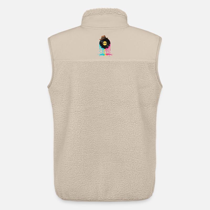Vinylplade Vinyl Retro - Stanley/Stella unisex sherpavest - beige