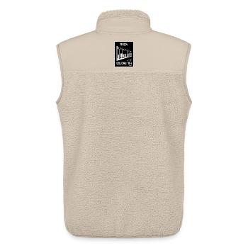 Rack Colors 84 Retro - Unisex Sherpaweste von Stanley/Stella - Beige - Hinten - AI Model Male 178 light (178cm)