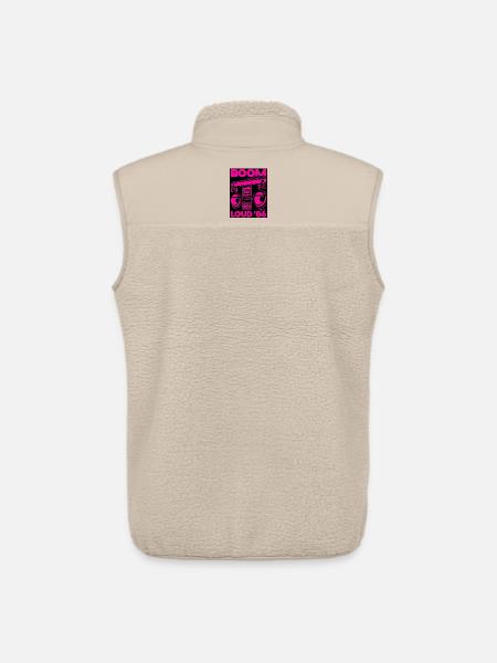 Boom Loud '86 Boombox Neon - Unisex Sherpa Gilet by Stanley/Stella - beige