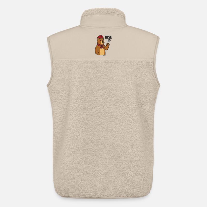 Bear Hero Rally Tee - Unisex Sherpaweste von Stanley/Stella - Beige