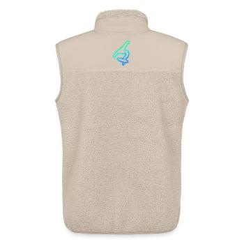 Wing Surf Wingsurfen Herren Kinder Jungen Wingfoil - Unisex Sherpaweste von Stanley/Stella - Beige - Hinten - AI Model Male 178 light (178cm)