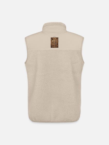 Lieblingshexe Holzschild Hexe Frau - Unisex Sherpaweste von Stanley/Stella - Beige