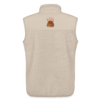Maison a meilleur goût Tomato Crew - Veste sans manches sherpa unisexe Stanley/Stella - beige - Dos - AI Model Male 178 light (178cm)
