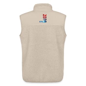 20. Geburtstag Geschenk Original August 2006 - Unisex Sherpaweste von Stanley/Stella - Beige - Hinten - AI Model Male 178 light (178cm)