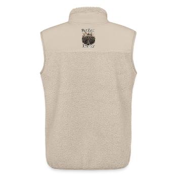 Ritter im Speerwald - Unisex Sherpaweste von Stanley/Stella - Beige - Hinten - AI Model Male 178 light (178cm)