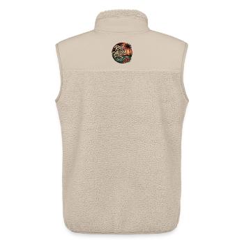 Ride the Aloha - Unisex Sherpaweste von Stanley/Stella - Beige - Hinten - AI Model Male 178 light (178cm)
