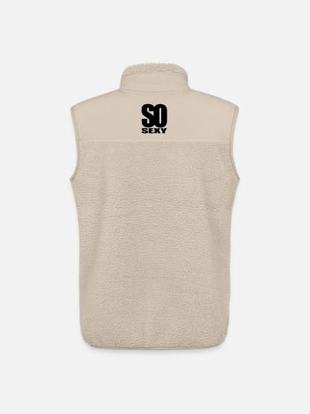 so sexy - Unisex Sherpa Gilet by Stanley/Stella - beige