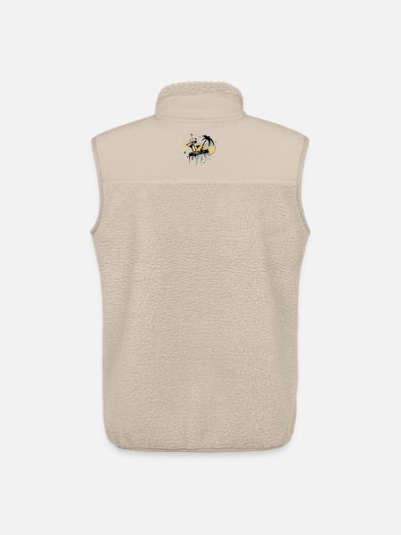 cocktail_bar - Unisex Sherpa Gilet by Stanley/Stella - beige