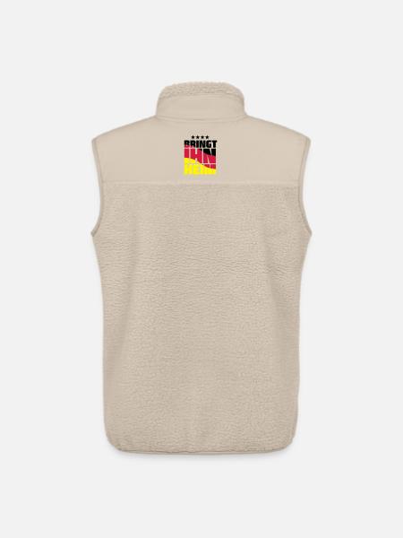 bringt ihn heim! WM pokal - Unisex Sherpaweste von Stanley/Stella - Beige