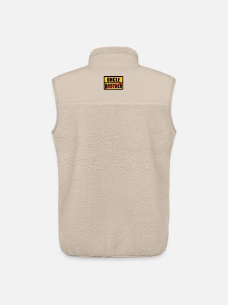 Brother - Uncle - Unisex Sherpa Gilet by Stanley/Stella - beige