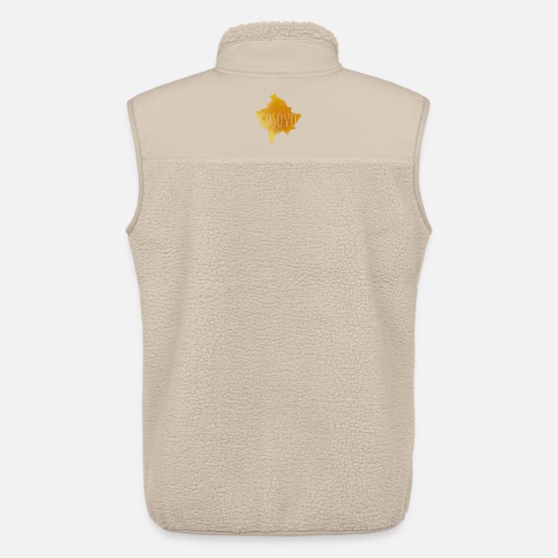 kosovo - Unisex Sherpaweste von Stanley/Stella - Beige